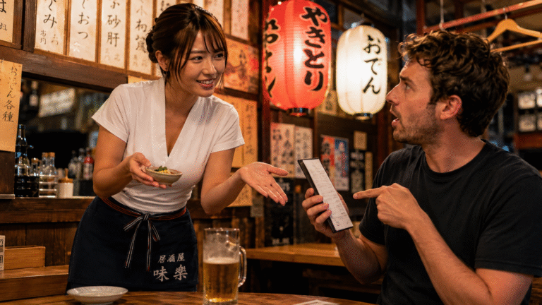 일본혐한식당? 외국인 차별하는 로컬 이자카야의 충격적인 반전 (feat. 예쁜알바생) Anti-Foreigner Restaurant in Japan? A Shocking Twist at a Local Izakaya (feat. Pretty Waitress)